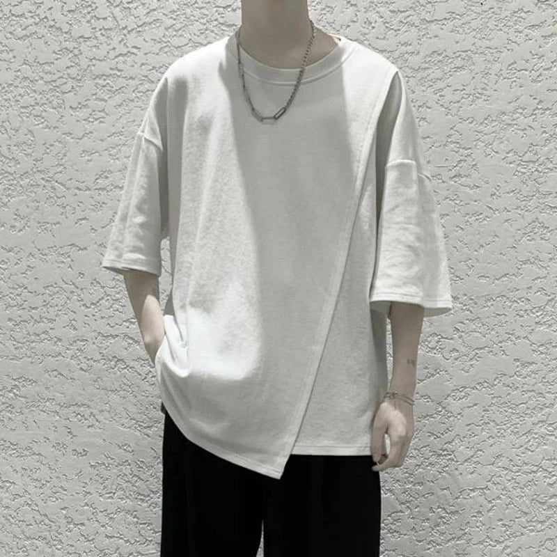 KRLG OFFSET — Camiseta oversized asimétrica