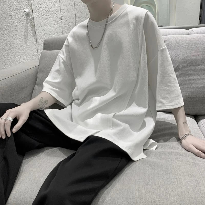 KRLG OFFSET — Camiseta oversized asimétrica
