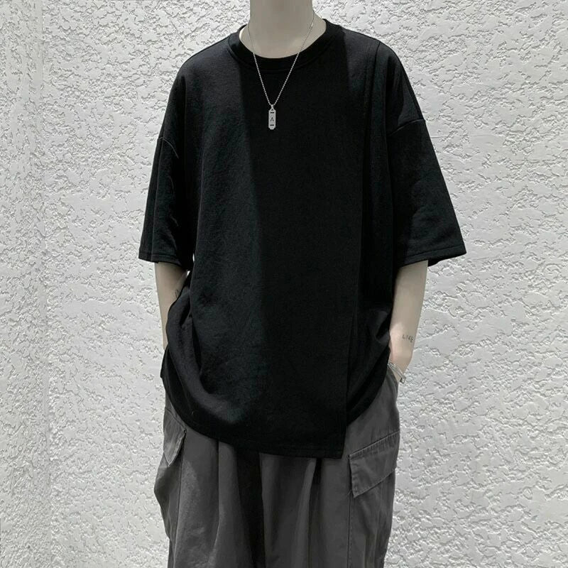 KRLG OFFSET — Camiseta oversized asimétrica