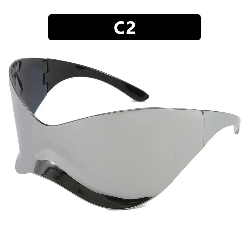 Gafas mariposa plateadas C2