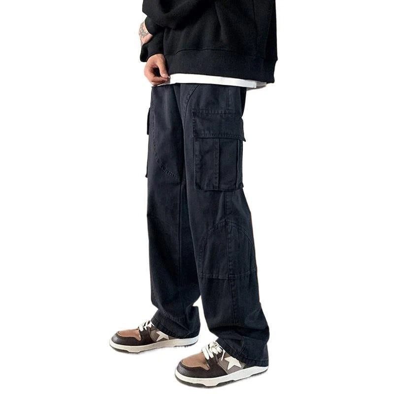 KRLG VECTOR — Pantalón cargo de pierna ancha