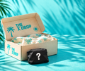 Caja THE X DROP y paquete de misterio opaco. Contenido real solo en la descripción.